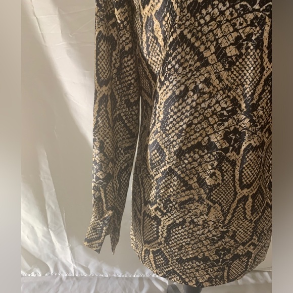 MOSSMAN The venomous shirt black and tan print size 2 - Picture 8 of 12